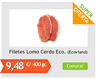 Filetes de Lomo de Cerdo Ecológico 0,4 Kg (Ecoviand)
