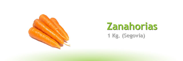 Zanahorias, el Kg (Segovia)