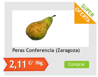 Peras Conferencia, el Kg (Zaragoza)