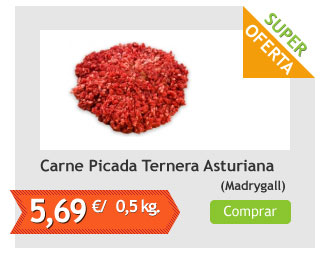 Carne Picada de Ternera Asturiana, Pack 0,5 Kg (Madrygall)
