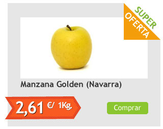 Manzana Golden, el Kg (Navarra)