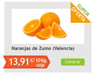 Naranjas de Zumo, Caja 10 Kgs (Valencia)