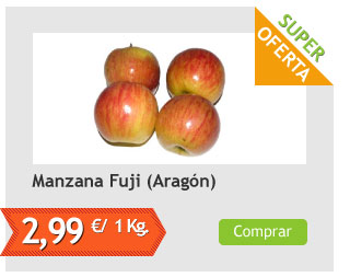 Manzana Fuji, el Kg (Aragón)