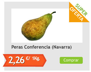 Peras Conferencia, el Kg (Navarra)
