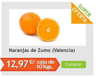 Naranjas de Zumo, Caja 10 Kgs (Valencia)