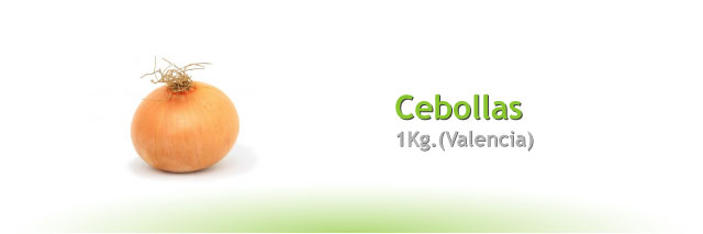 Cebollas, el Kg (Valencia)