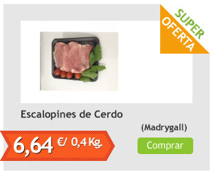 Escalopines de Cerdo, Pack 0,4 Kg (Madrygall)