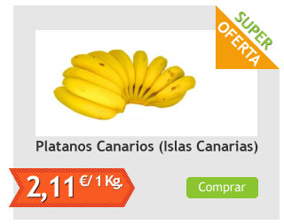 Platanos Canarios, el Kg (Islas Canarias)