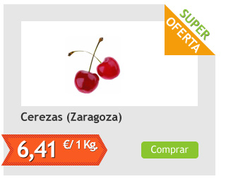 Cerezas, el Kg (Zaragoza)