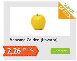 Manzana Golden, el Kg (Navarra)
