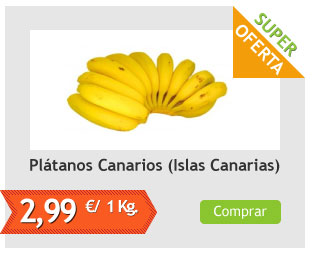 Platanos Canarios, el Kg (Islas Canarias)
