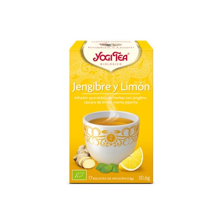 Yogi Tea Jengibre y Limón 17 x 1.8 Gr (Yogi Tea)