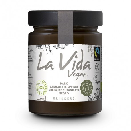 Crema de Chocolate Negro Vegana 270 Gr (La Vida Vegan) Crema de Chocolate Negro Vegana 270 Gr (La Vida Vegan)