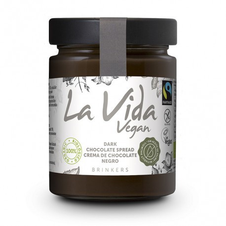 Crema de Chocolate Negro Vegana 270 Gr (La Vida Vegan)