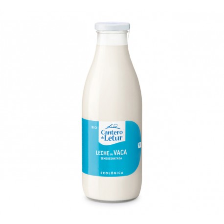 Leche de Vaca Pasteurizada Semidesnatada 1 L (Cantero de Letur)