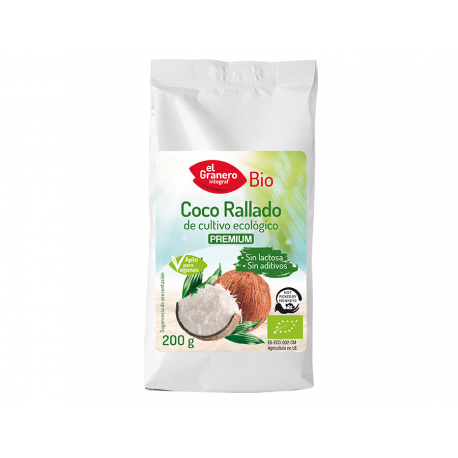 Coco Rallado Bio 200 Gr (El Granero) Coco Rallado Bio 200 Gr (El Granero)