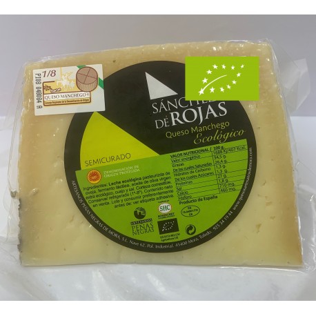 Queso Manchego Semicurado 400 Gr (Sánchez de Rojas)