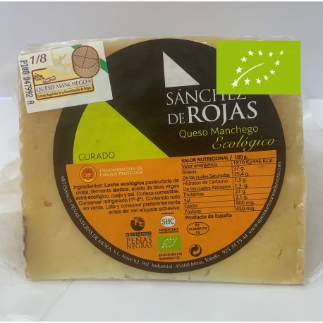 Queso Manchego Curado 400 Gr (Sánchez de Rojas)