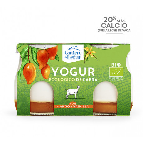 Yogur de Cabra con Mango y Vainilla 2 x 125 Gr (El Cantero de Letur)