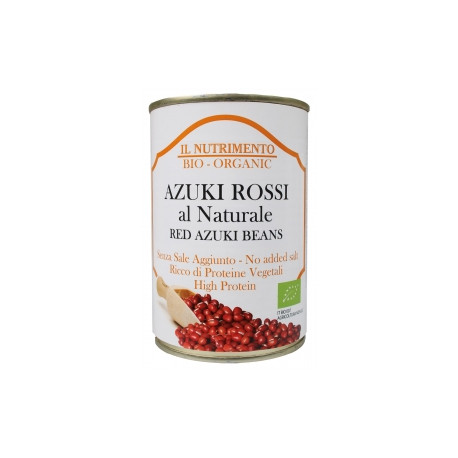 Azukis Rojos Cocidos Sin Sal 400 Gr (Nutrimento)