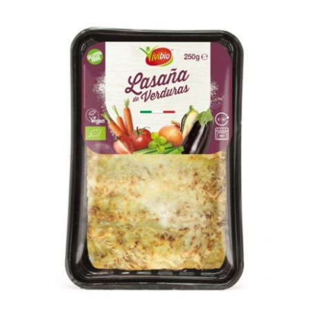 Lasaña de Verduras Vegan Sin Gluten 250 Gr (Vivibio)