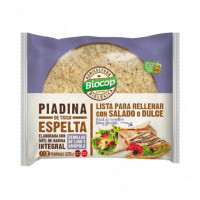 Piadina Trigo Espelta, Lino y Amapola 225 Gr (Biocop)