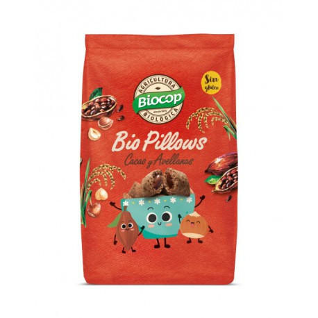 Pillows de Cacao y Avellanas 300 Gr (Biocop)