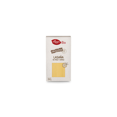 Láminas para Lasaña Sin Gluten 250 Gr (El Granero)