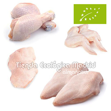 Pollo Ecológico Cortado en Cuartos, Unidad de 2 Kgs Aprox (Viube)