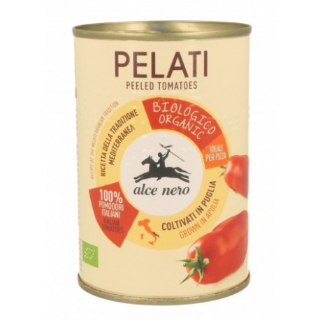 Tomates Pelados en Lata 400 Gr (Alce Nero)