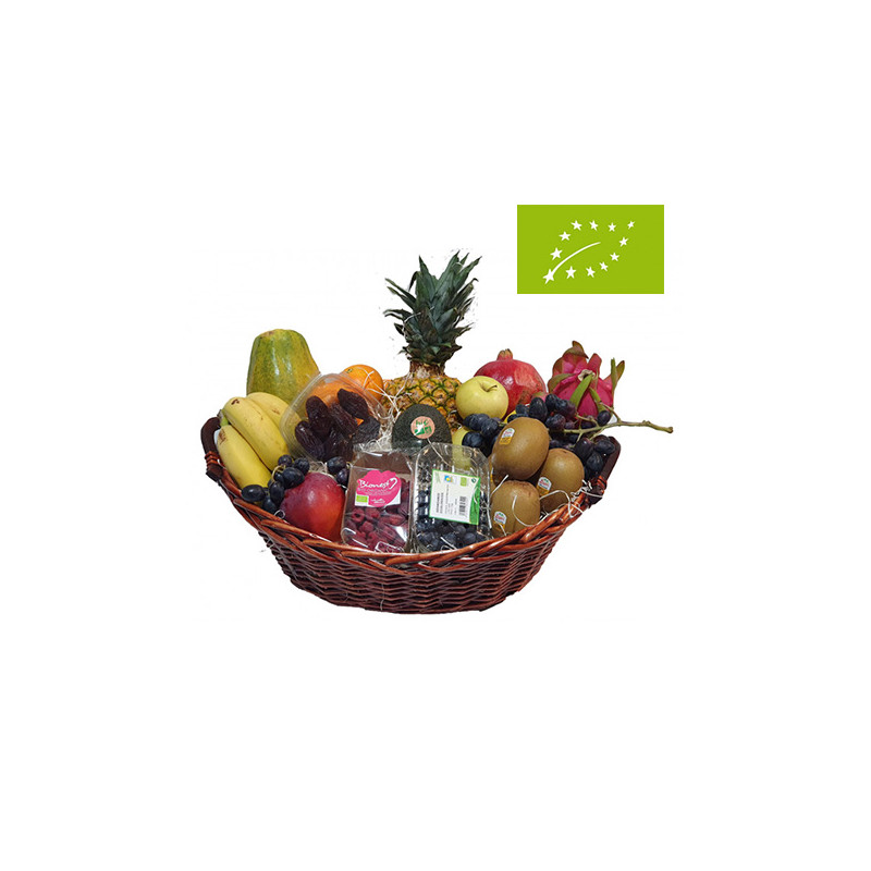 Cesta de frutas para regalo