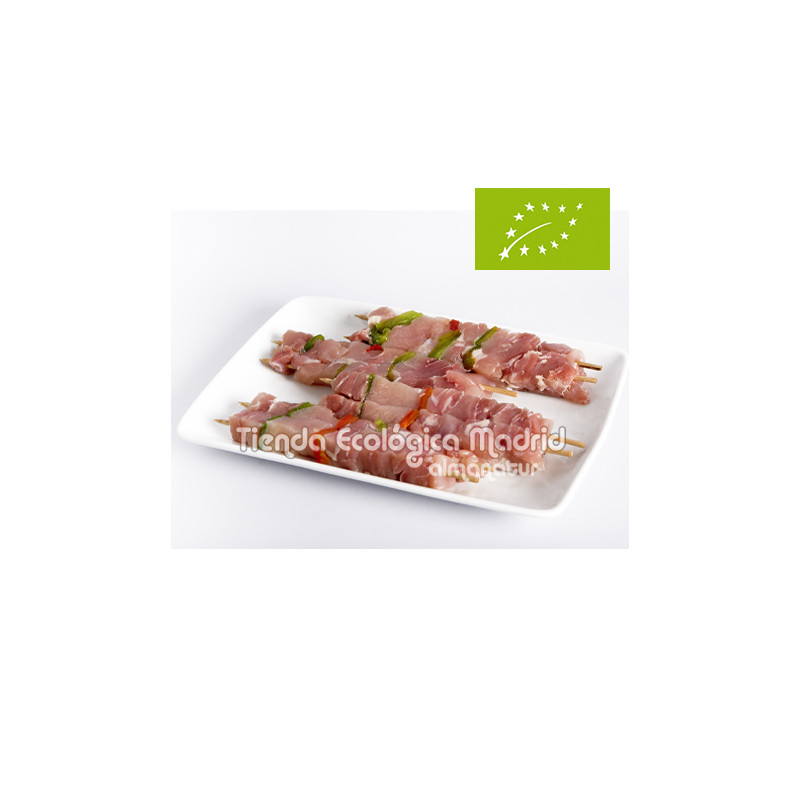 Brocheta de Pollo con Pimientos , Pack 0,4 Kg