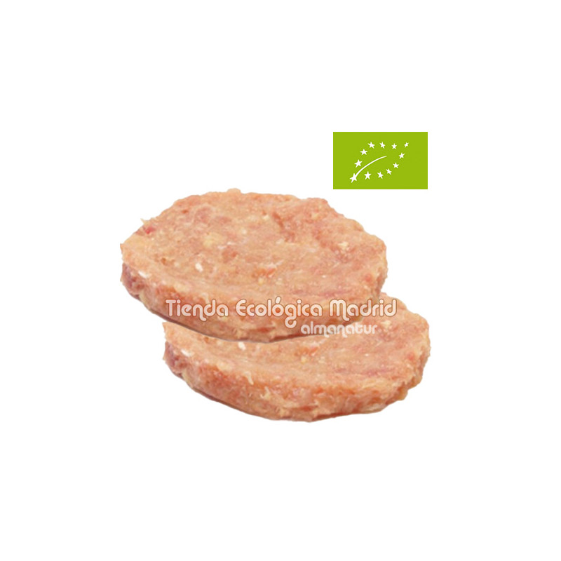 Hamburguesas de Pollo Ecológicas, Pack 2 x 100 Gr