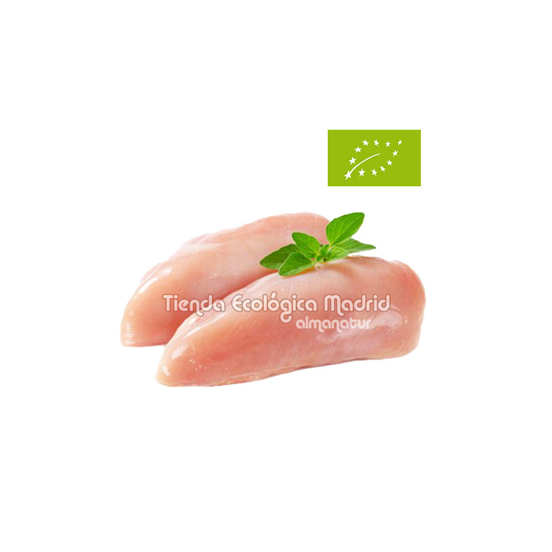 Pechuga de Pollo Ecológico Entera, Pack 0,4 Kg (Viube)