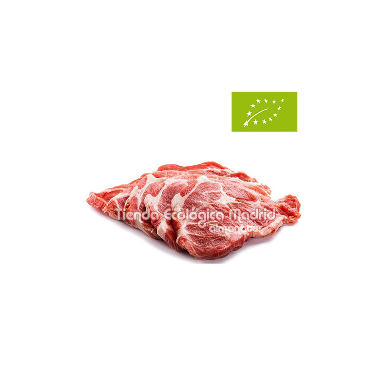 Chuletas de Aguja de Cerdo Ecológica, Pack 0,5 Kg