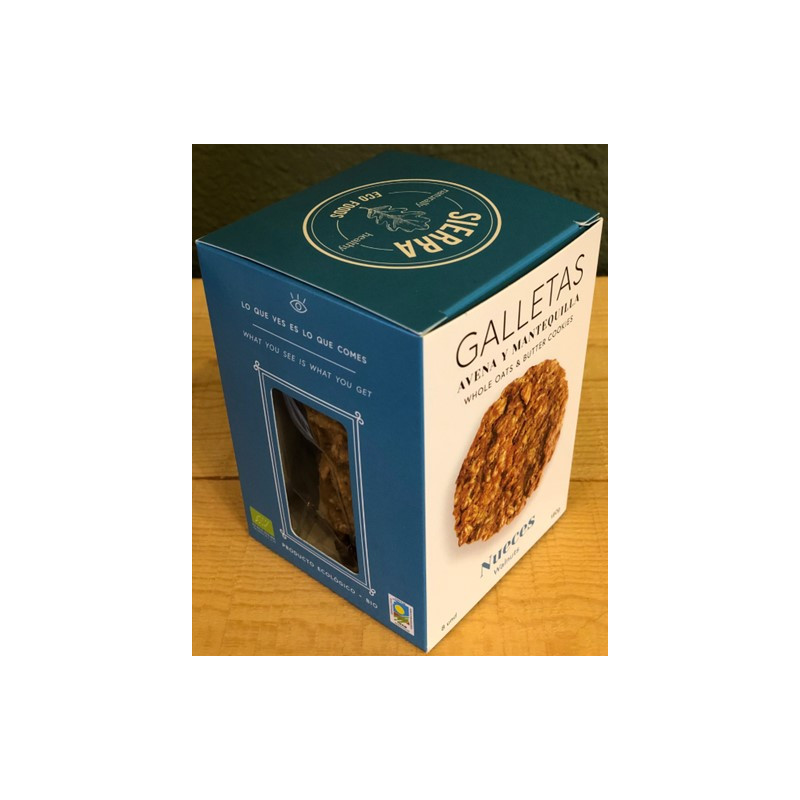 Galletas de Avena y Nueces 180 Gr (Sierra Ecofoods)