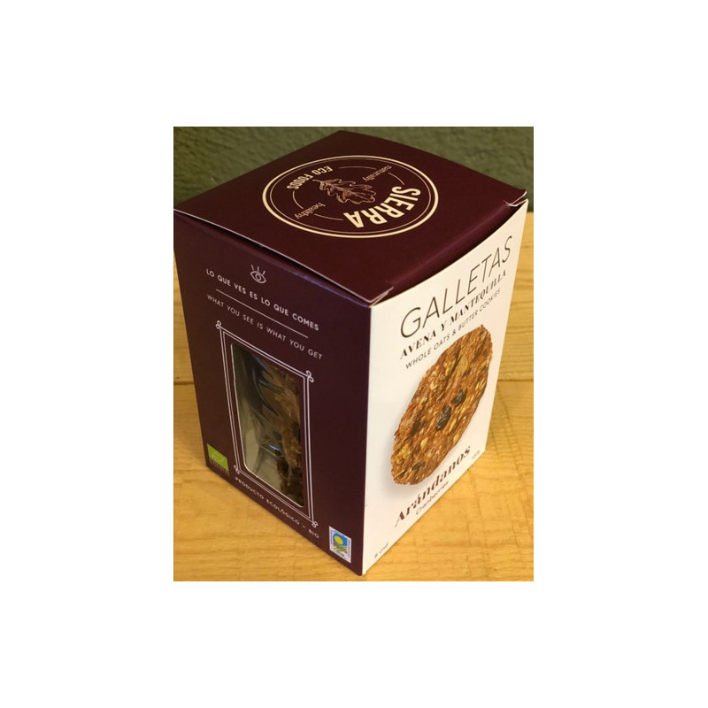 Galletas de Avena y Arándanos 180 Gr (Sierra Ecofoods)