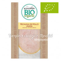 Pechuga de Pollo Asada Orgánica sin Gluten y sin Lactosa, Pack 80 Gr (Blancafort)