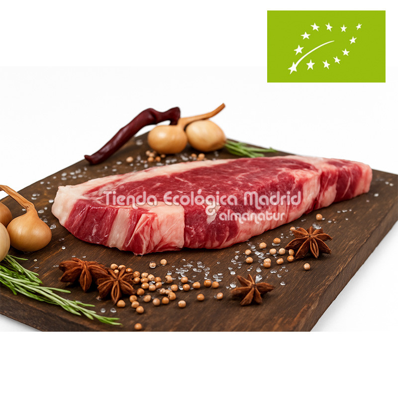 Entrecot de Ternera Ecológica ANGUS, Pack 0,5 Kg (Organiq)