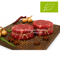 Medallones de Solomillo de Ternera Ecológica ANGUS, Pack 200 Gr (Organiq)