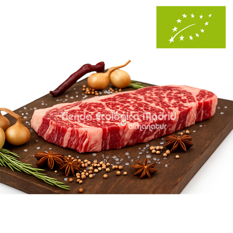 Entrecot de Ternera Ecológica WAGYU, Pack 0,5 Kg (Organiq)