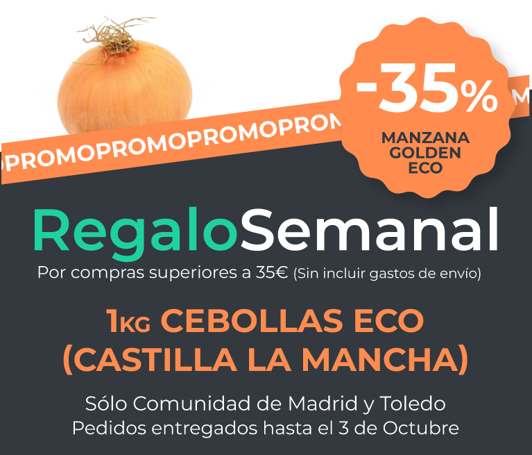 Regalo semanal de fruta ecologica