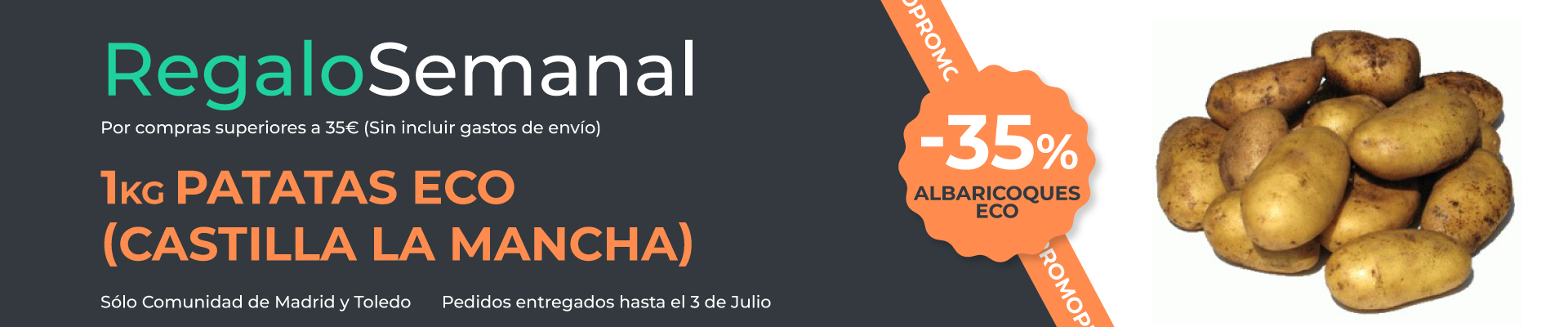 Regalo semanal de fruta ecologica