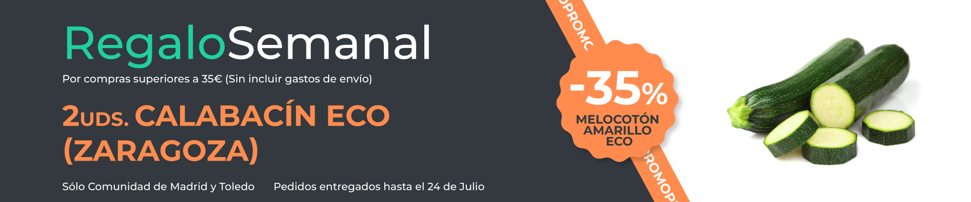 Regalo semanal de fruta ecologica
