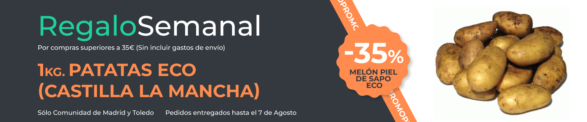 Regalo semanal de fruta ecologica
