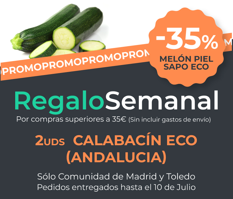 Regalo semanal de fruta ecologica